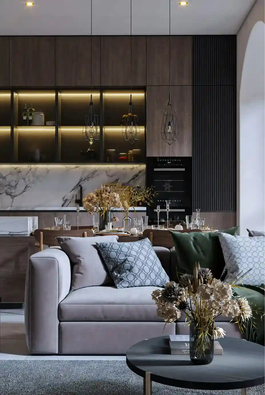 Contemporary Illuminated Wardrobe