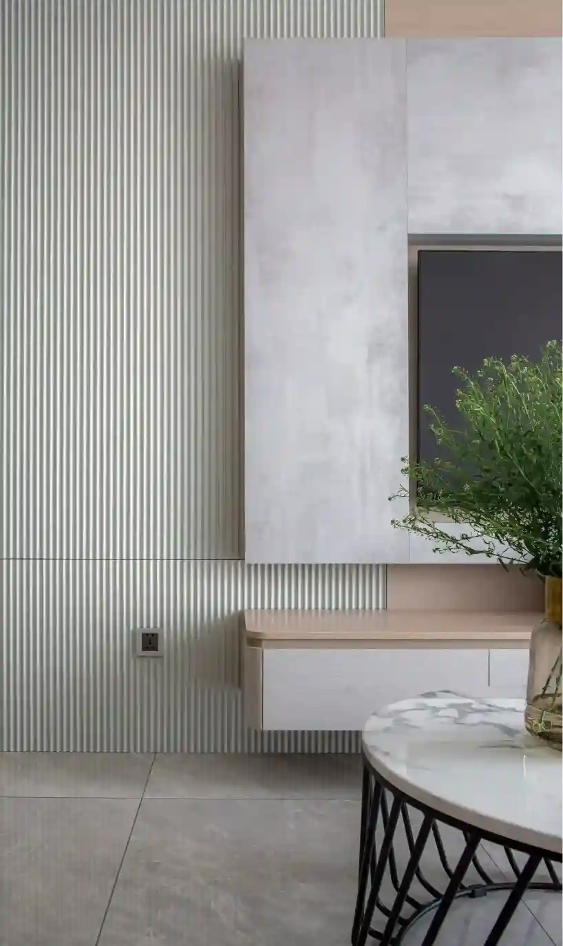 Marble-Textured Floating Unit