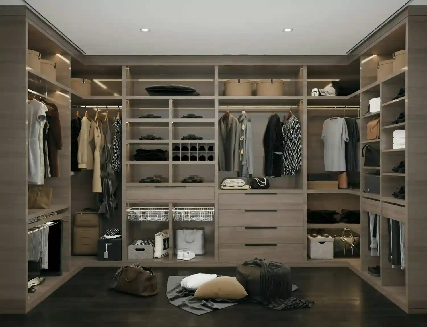 Luxury Walk-In Master Closet